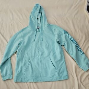 Columbia Women's Light Blue Hoodie Sweater